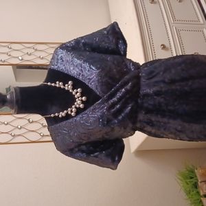 Hold/Francescas Collection Blue Sequin Dress